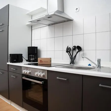 Mainz, Zentrale 2 Zimmerwohnung Fur 3 Personen 公寓 *